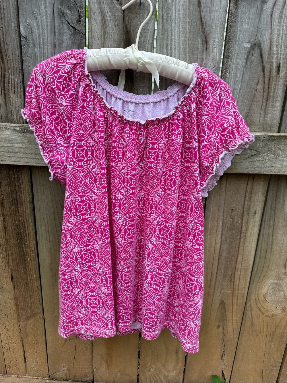 Kim Rogers cotton pink shirt
